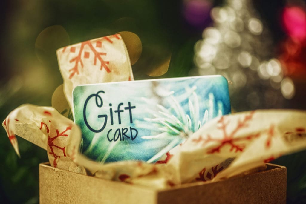 Christmas gift card