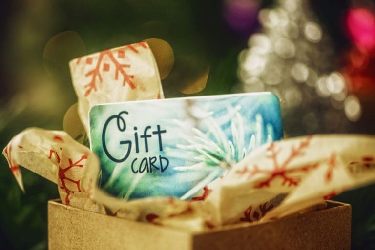Christmas gift card