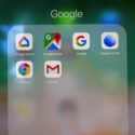 Phone Screen showing Google app icons