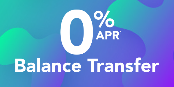 0 percent balance transfer graphic