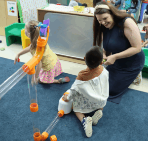 Amanda Combs and Students